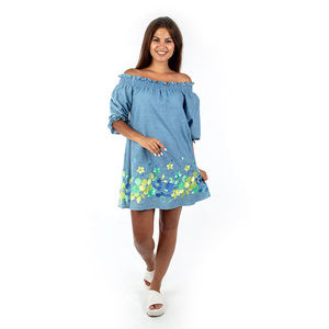ELMAS PHIL SKY BLUE TUNIC DRESS | WOMENS SIZE M